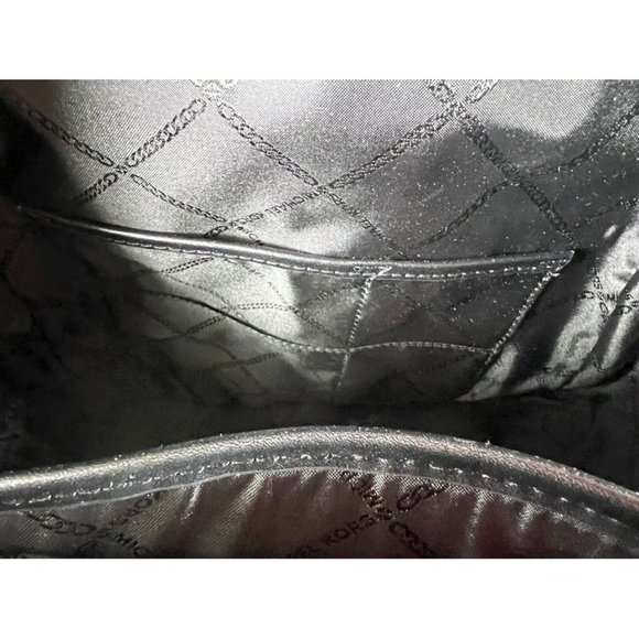 Michael Kors Rhea Zip Medium Leather MK Signature Backpack School Bag main image 11